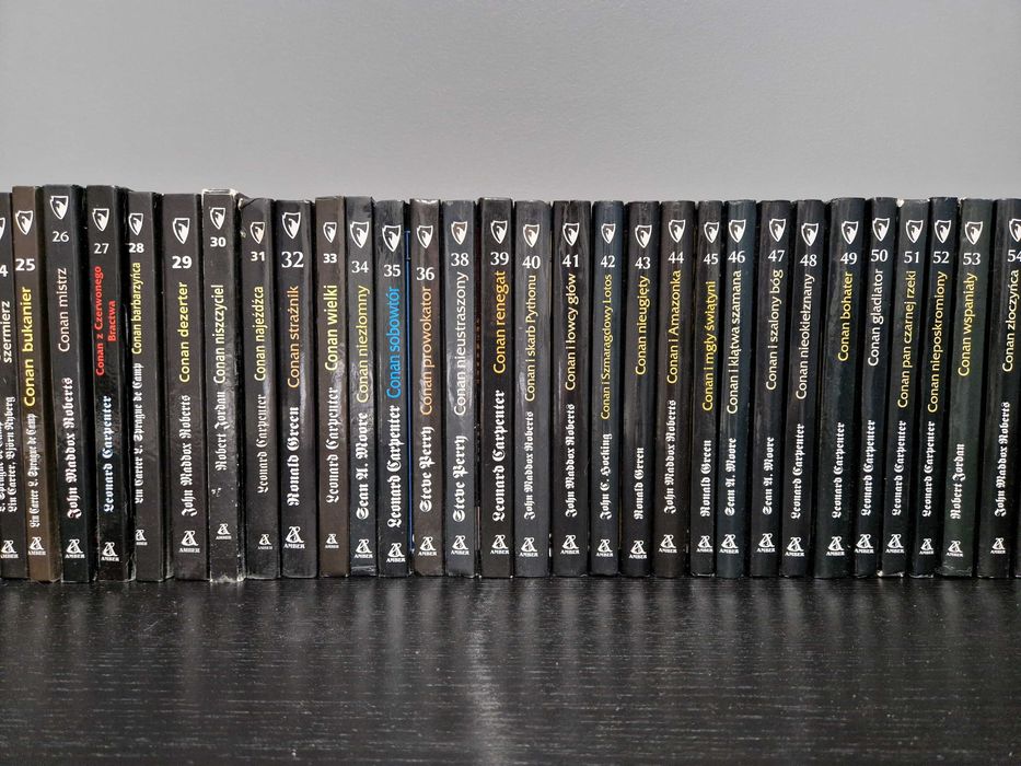Conan Barbarzyńca czarna seria Howard PIK Amber książki zestaw 1-72