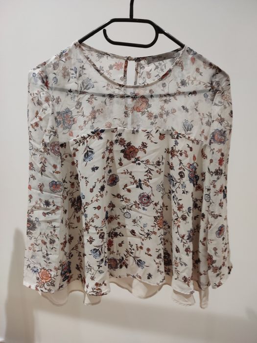 Blusa camisa floral S