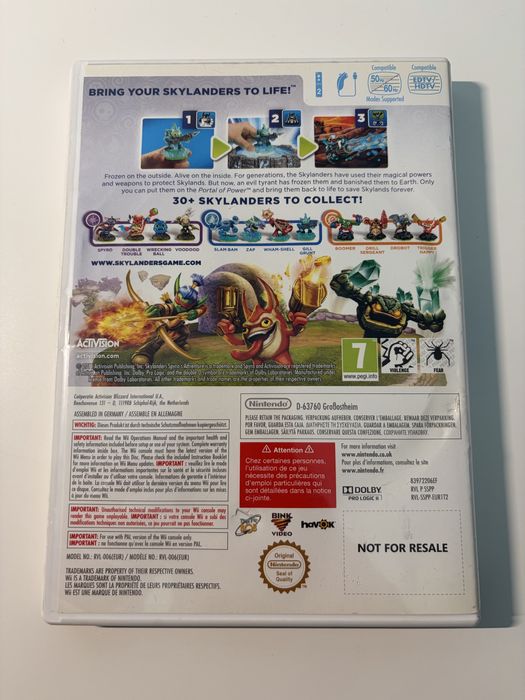 Skylanders Spyro's Adventure - Jogo WII