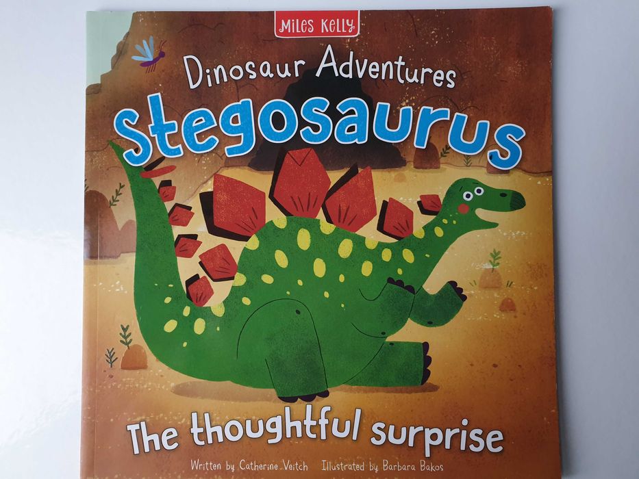 Пригоди динозавра Dinosaur Adventures Stegosaurus книга англійською