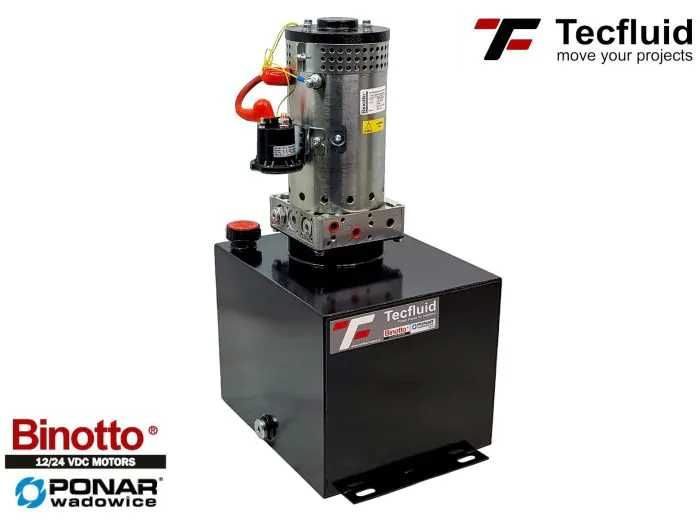 4KW zasilacz hydrauliczny 24V elektropompa z wentylatorem 250 bar do ciężkich najazdów