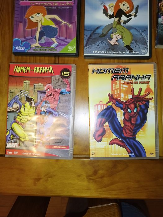 Lote de 12 DVDs animados