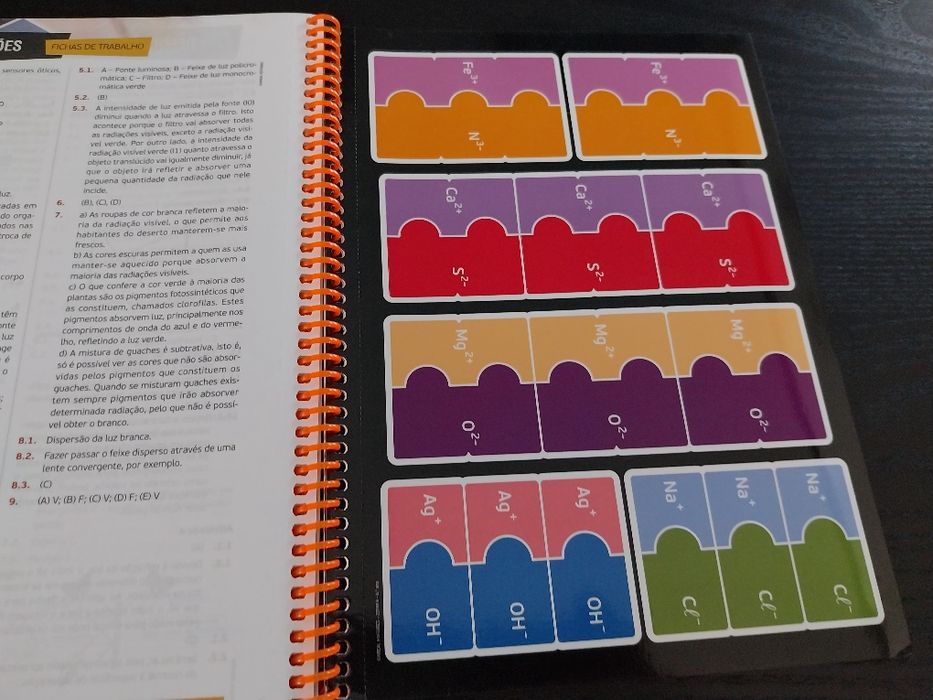 Caderno de atividades de Físico- Química 8° ano