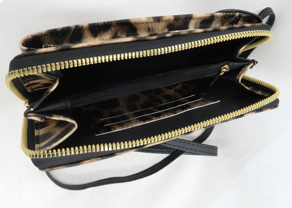 Torebka Damska Organizer w Panterkę