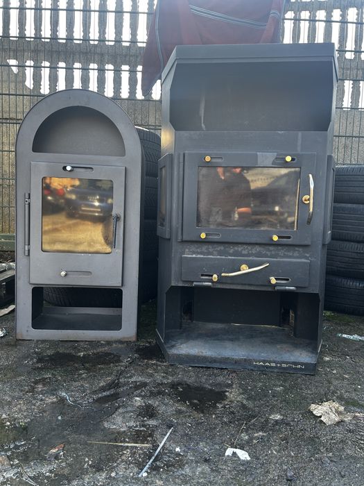 Piec koza kominek wolnostojący Zeus 7kw szamot