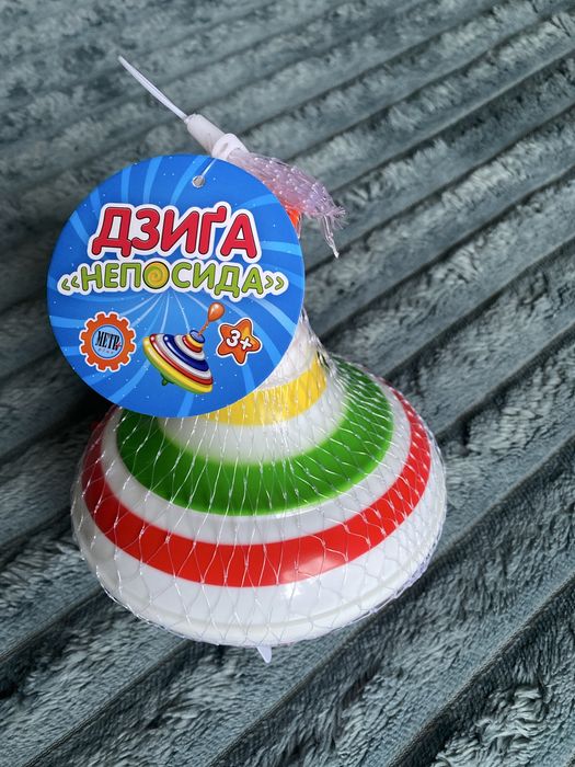 Дзиґа дитяча 14см, музика, світло