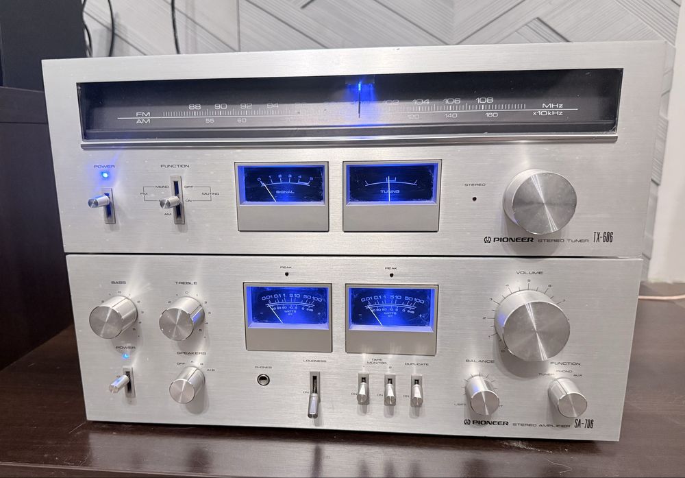 Kultowy Zestaw Vintage Pioneer:Sa 706 + Tx 606