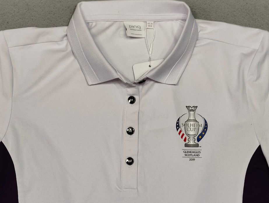 Wr) PING SOLHEIM CUP oryginalna damska koszulka polo Roz.12/8/L