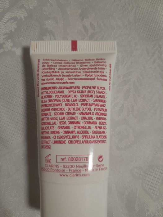 Clarins Beauty Flash Balm  SOS Hydra Hydration Mask