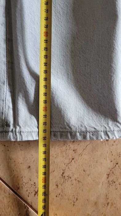 Spodnie jeans  szare