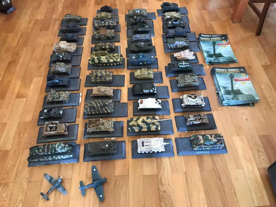 Miniaturas- Tanques segunda guerra mundial. Escala 1/43 Altaya