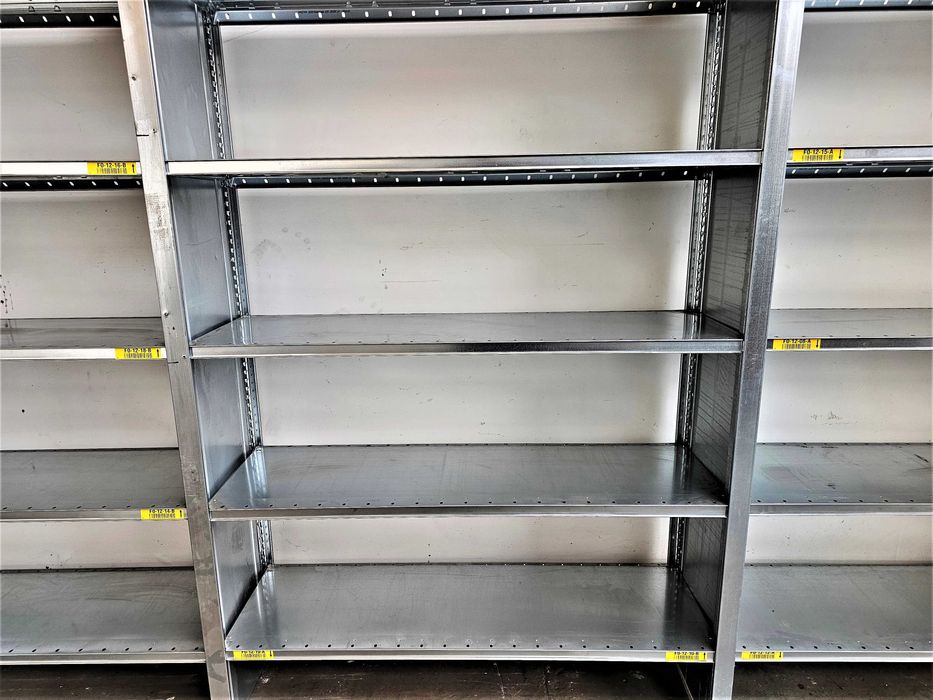 Regał Magazynowy 40x230x393/18p Metalowy Półkowy Ocynk Garaż Warsztat
