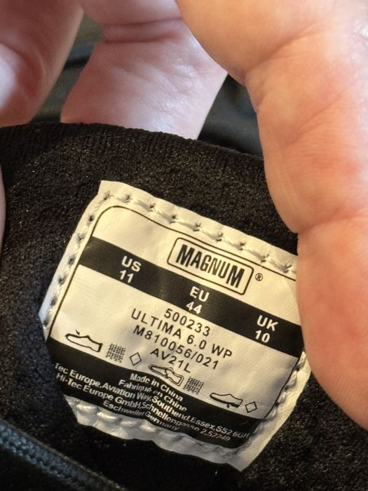 Черевики MAGNUM Ultimate 6.0 WP,  розмір 45