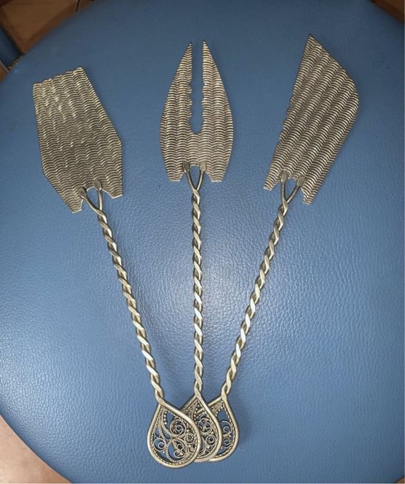 Лопатки СССР скань новые/ набор лопаток для десертов