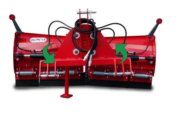 Pług do traktorka  Hydro-Masz 2.2 m typu V - nie SAMASZ PRONAR