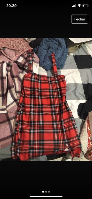 Vestido vermelho da Shein