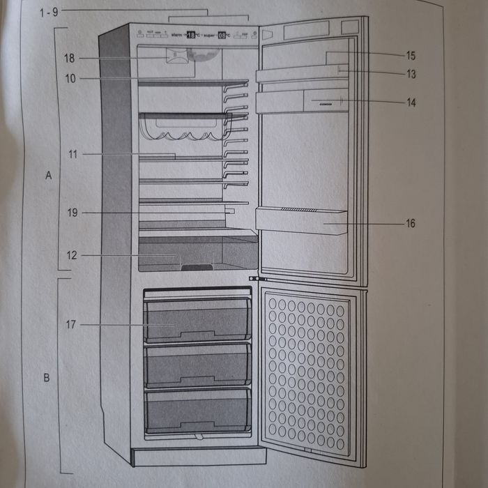 Peças para frigorífico Siemens 5wk5681