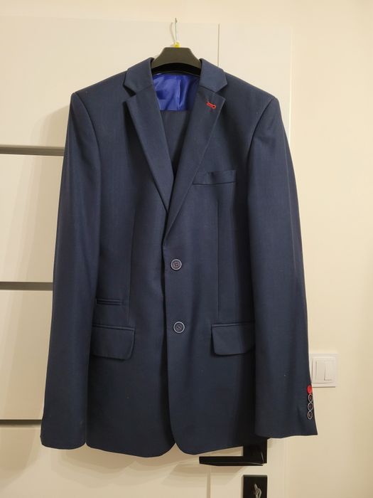 Garnitur granatowy STANDAR na 182 cm wzrostu