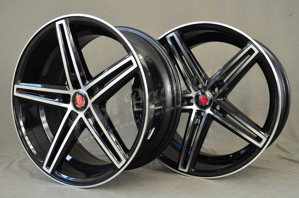 PROMOCJA! Felgi Axe EX14 18" 8J ET33 + 9J ET35 5x100 Black Polished
