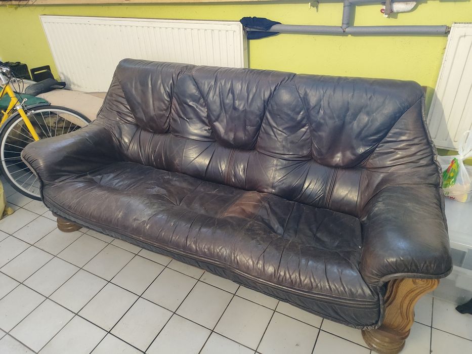 Wypoczynek skórzany 1+2+3