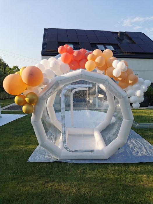 Bubble house Dmuchańce Biały dmuchaniec