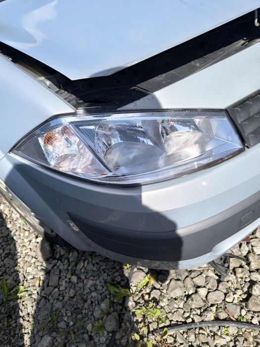 Kompletny przód renault Megane 2  maska lampy zderzak błotnik pas przedni