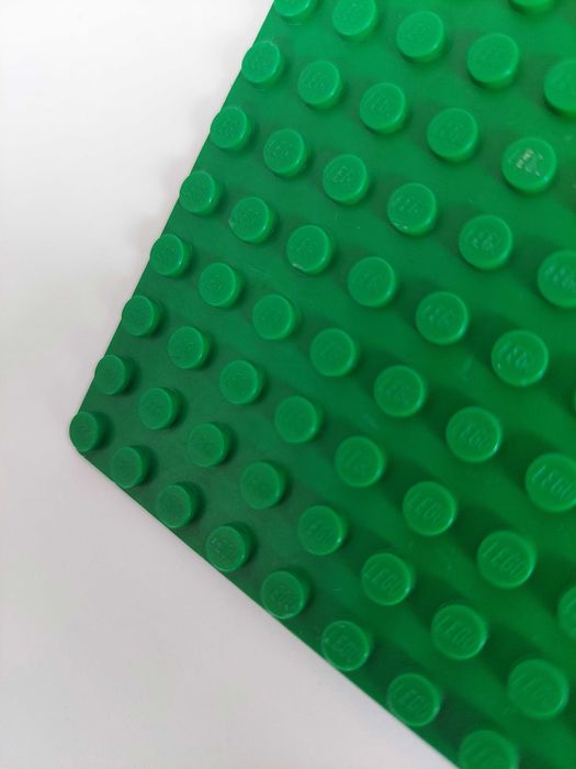 Lego Baseplate 3867 16x16 - płytka bazowa green - zielona - pęknięta