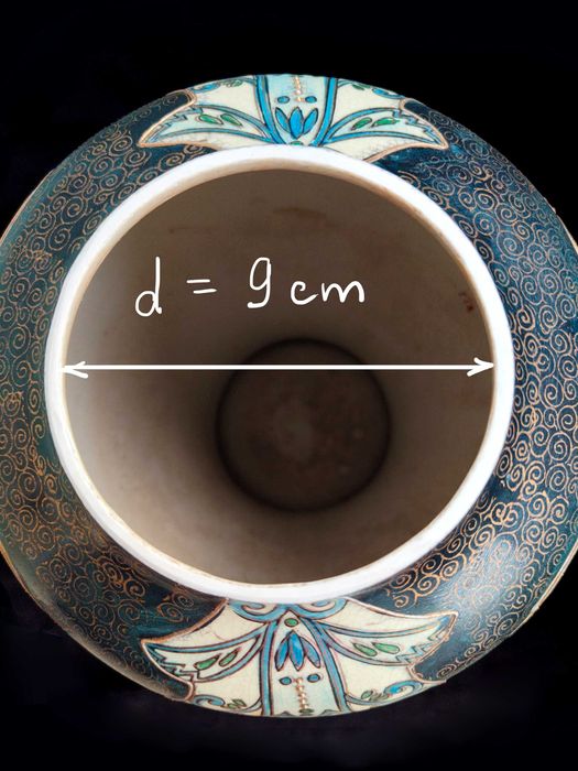 Vaso asiático antigo
