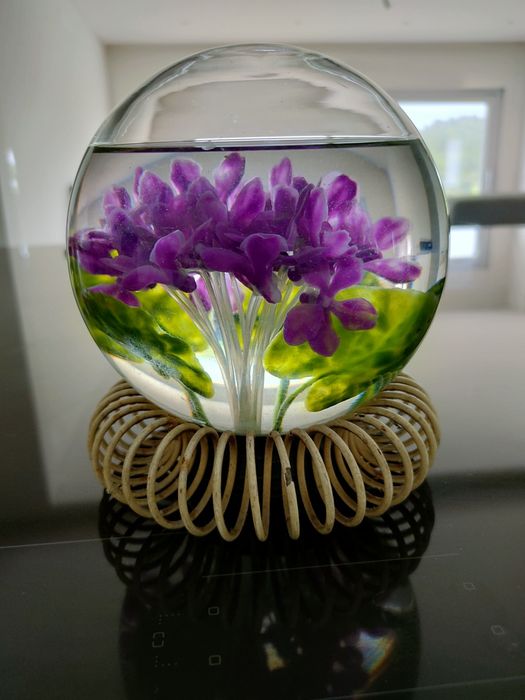 Globo floreira antiga.