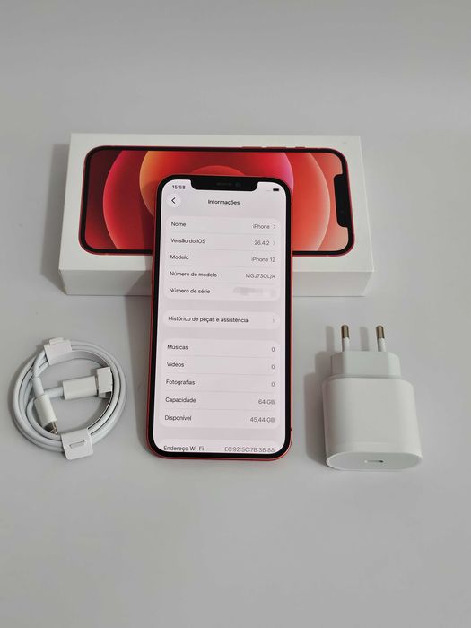 Iphone 12 64Gb. 100% Bateria. Muito bom