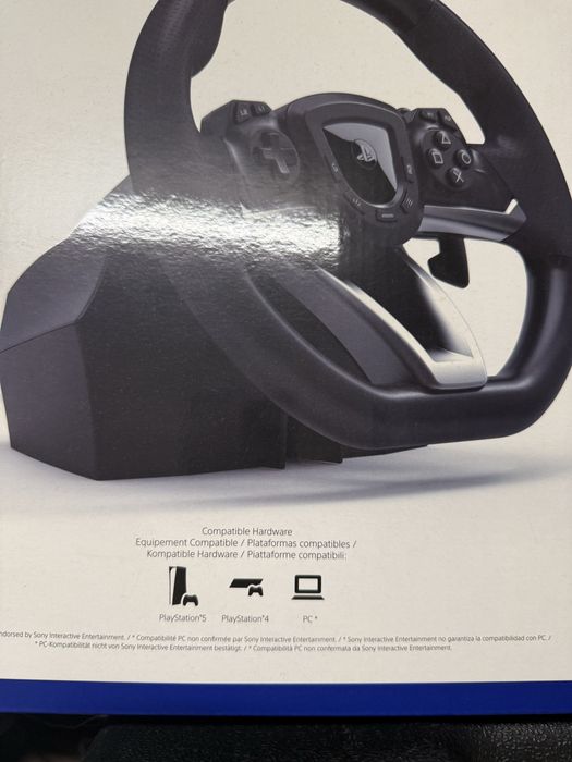 Volante + Pedais HORI Apex (PS5/PS4/PC - Preto)