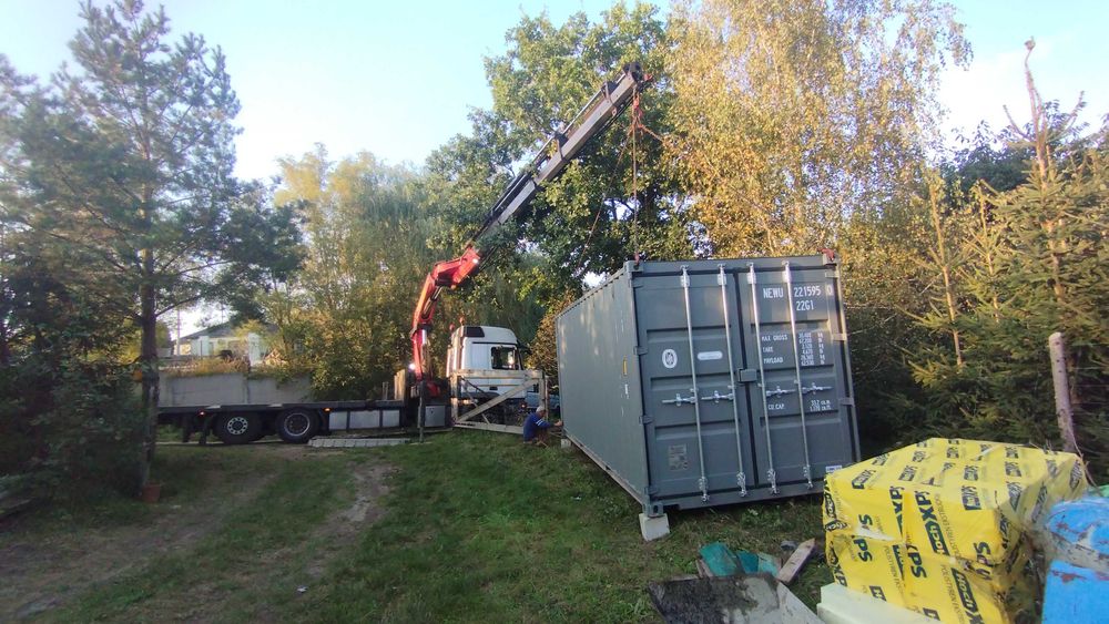 TRANSPORT HDS DŁUGI 18m  łodzie kontenery domki holenderskie