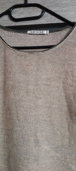 Sukienka z dzianiny dół mieniący rozm. 44