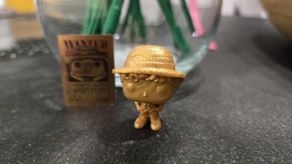 One Piece Kinder Joy Funko Pop GOLD LUFFY