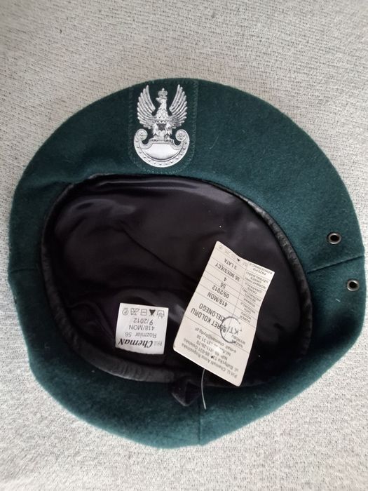 Beret WP Zielony Wojsk Lądowych MON roz. 56.