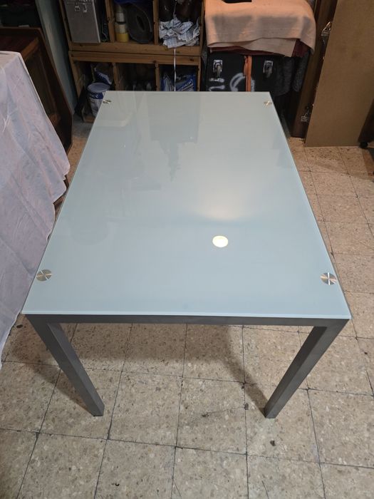 Mesa de vidro  cozinha