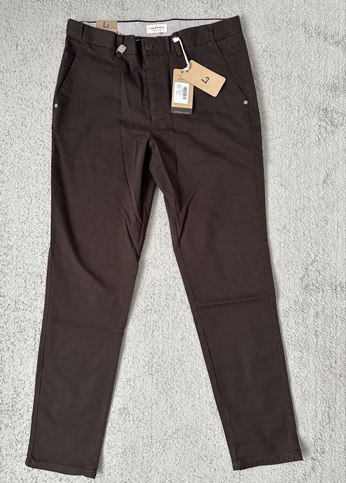 Spodnie chino męskie Lancerto Nowe z mętką! W33/L32
