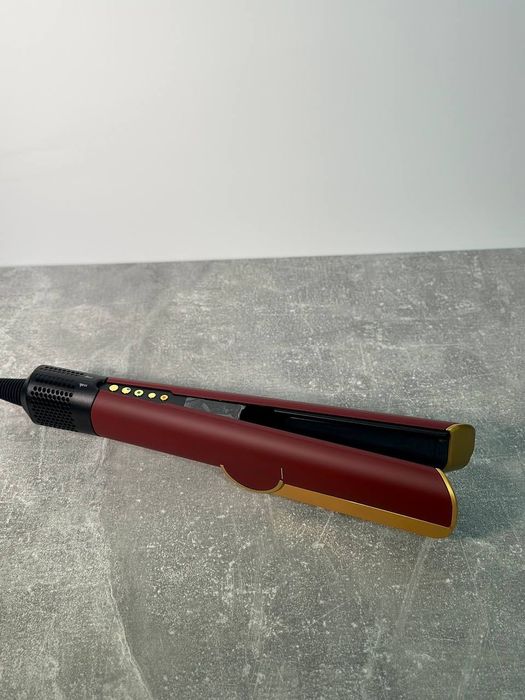 Фен-вирівнювач Dyson бордовий без лого