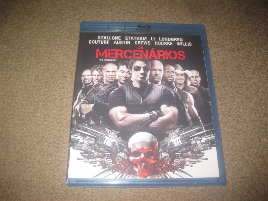 Blu-Ray "Os Mercenários" com Sylvester Stallone