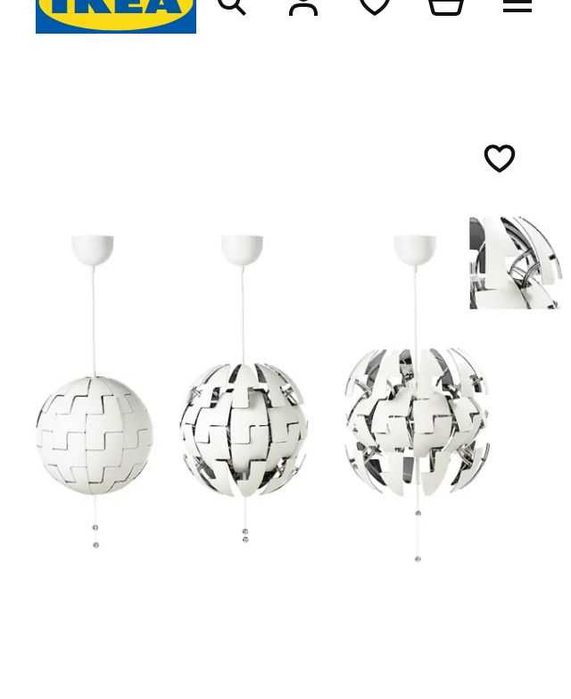 Candeeiro de tecto IKEA PS 2014