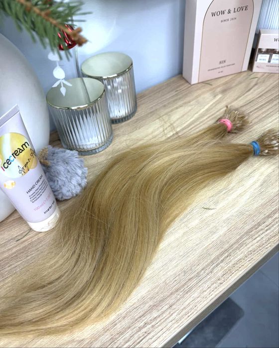 110 грам Волосся натуральне, для нарощення, для загущення