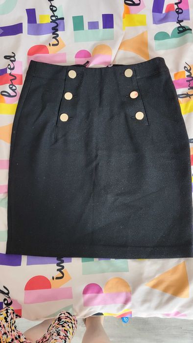 Spodnica H&M czarna elegancka