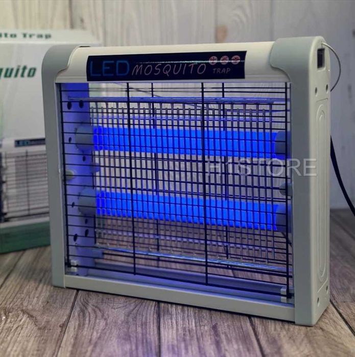 лампа від комарів знищувач комах електрична пастка для комарів UKC Mosquito Trap KF6012 антимоскітна лампа від мух мухобойка
