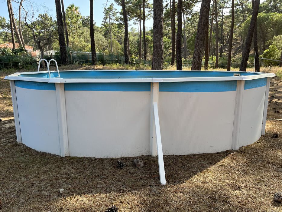 Piscina amovível 6mx3m com bomba e filtro astral