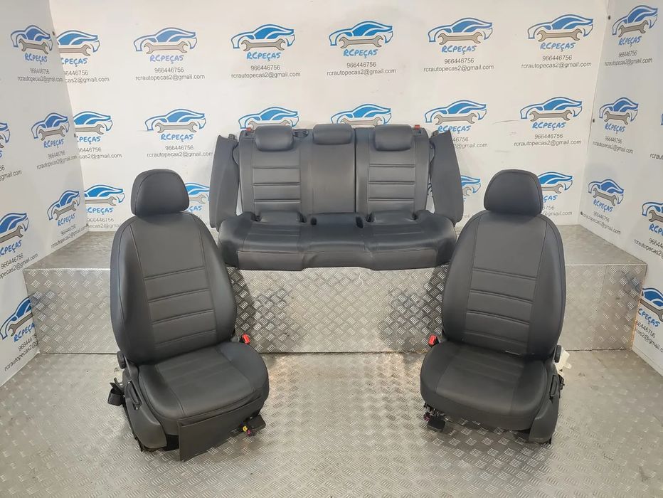 BANCOS PELE SINTÉTICA AUDI A4 B8 FRENTE FRONTAL TRASEIRO TRÁS AIRBAG