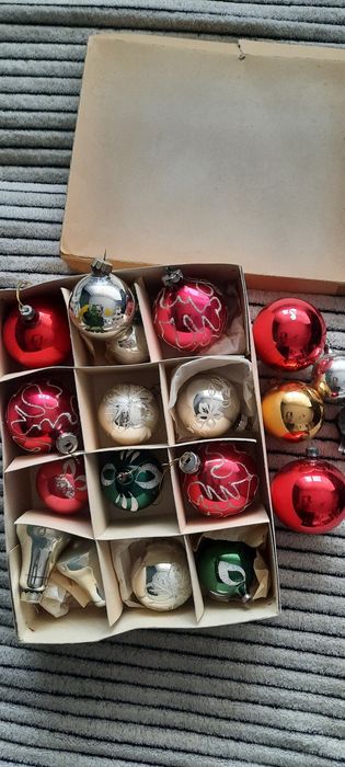 Ozdoby choinkowe z czasów PRL