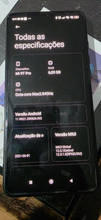 Xiaomi 9T pro 128gb 6g ram estimado