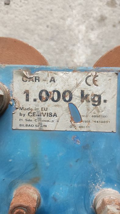 Carro Manual Cemvisa - 1000kg (1 Ton)