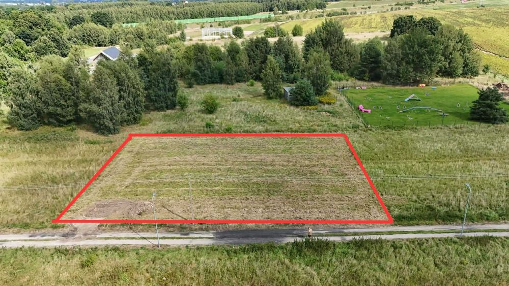 Atrakcyjna, ustawna działka budowlana 0,1403 ha – Widzino, gm. Kobylnica