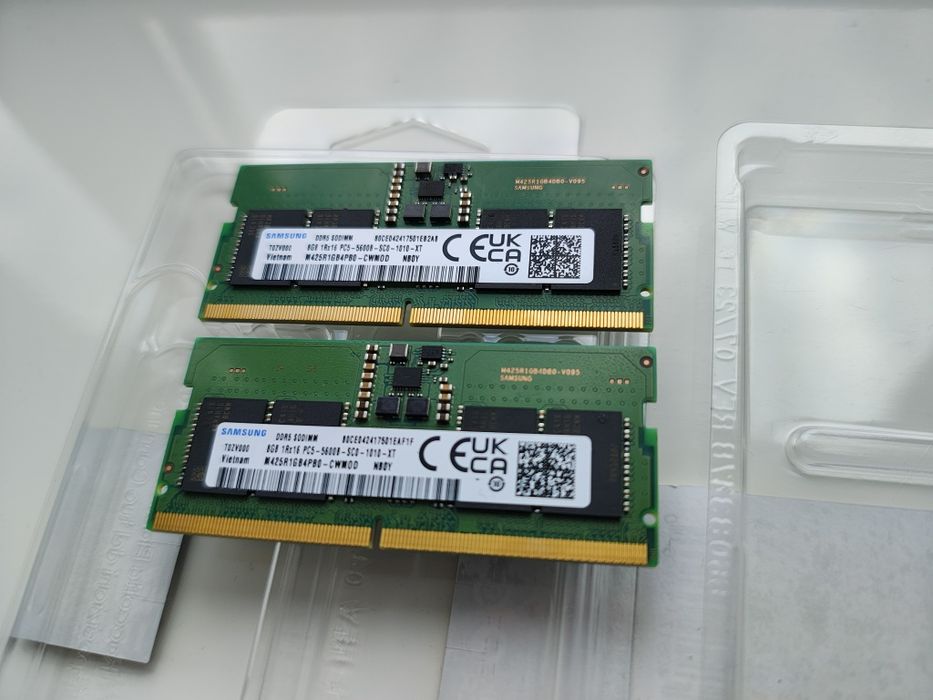 Оперативна пам’ять Samsung 5600 DDR5 SODIMM 16GB (2x8GB)